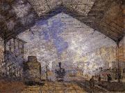 Claude Monet Saint-Lazare Station oil on canvas